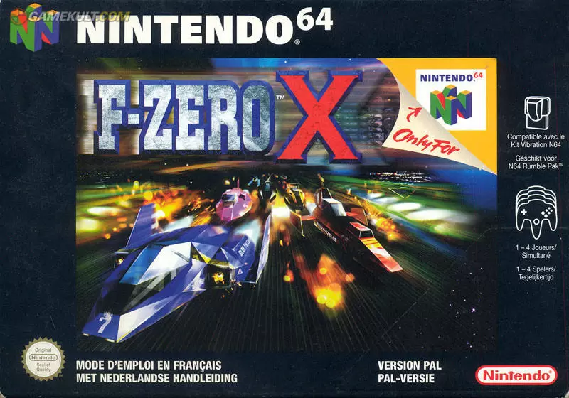 Jeux Nintendo 64 - F-Zero X