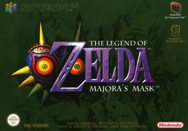 Jeux Nintendo 64 - The Legend of Zelda: Majora\'s Mask