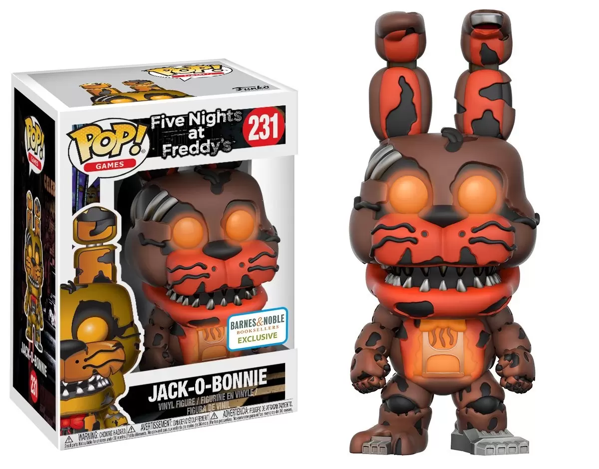 Funko Five Nights at Freddys Black Heart Bonnie Exclusive Action