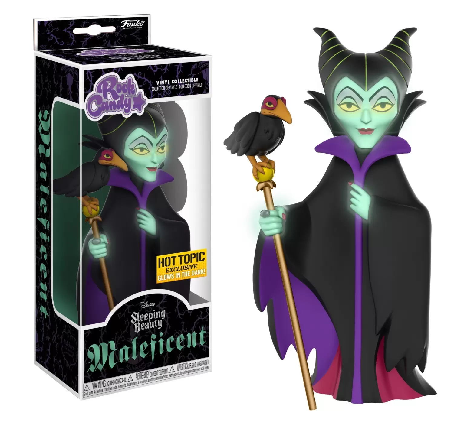 Rock Candy - The Sleeping Beauty - Maleficent Glows In The Dark