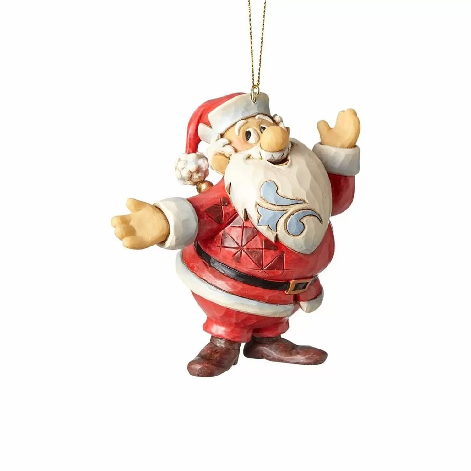 Cartoons  - Jim Shore - Santa from Frosty the Snowman Hanging Ornament