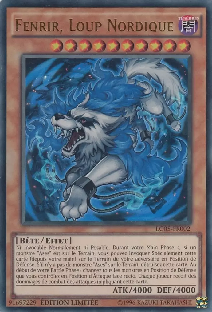 Collection Légendaire 5d\'s LC05 - Fenrir, Loup Nordique