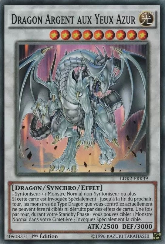 Decks Légendaires 2 LDK2 - Dragon Argent aux Yeux Azur