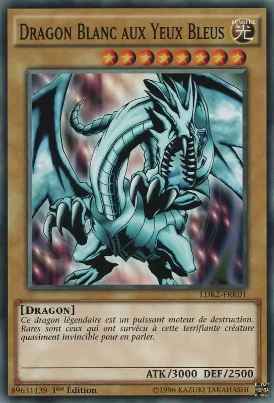 Decks Légendaires 2 LDK2 - Dragon Blanc aux Yeux Bleus