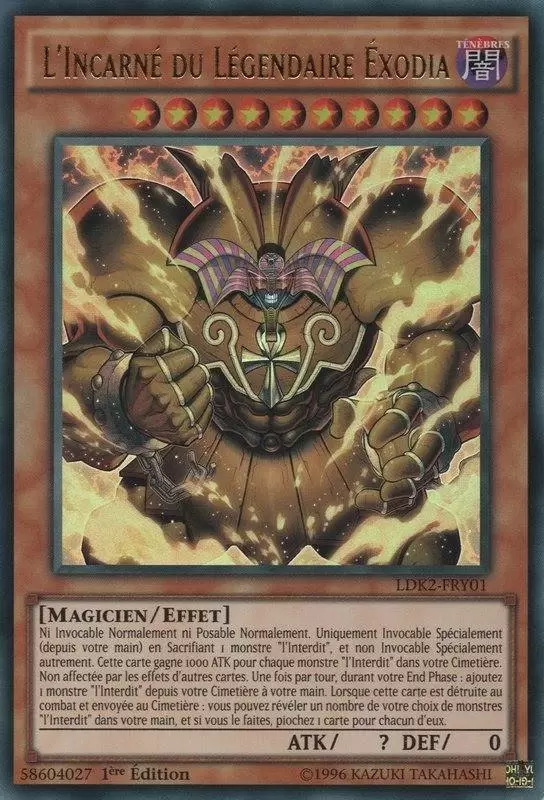 Decks Légendaires 2 LDK2 - L\'Incarné du Légendaire Éxodia