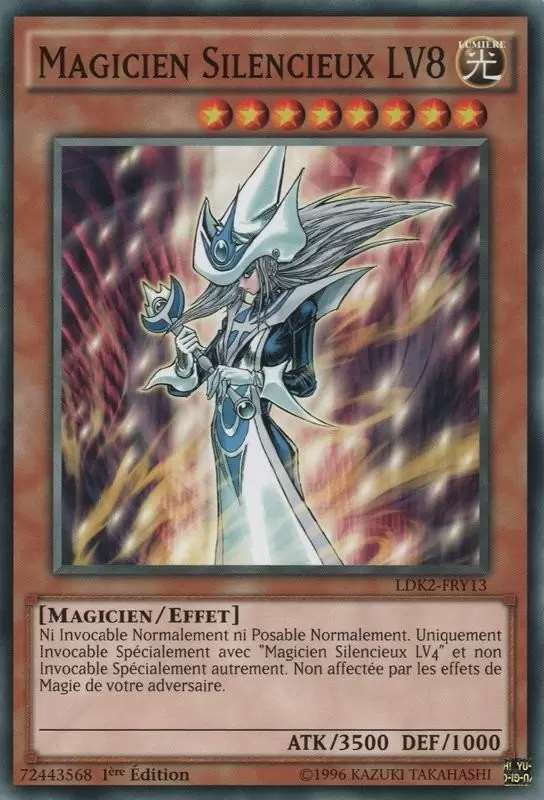 Decks Légendaires 2 LDK2 - Magicien Silencieux LV8