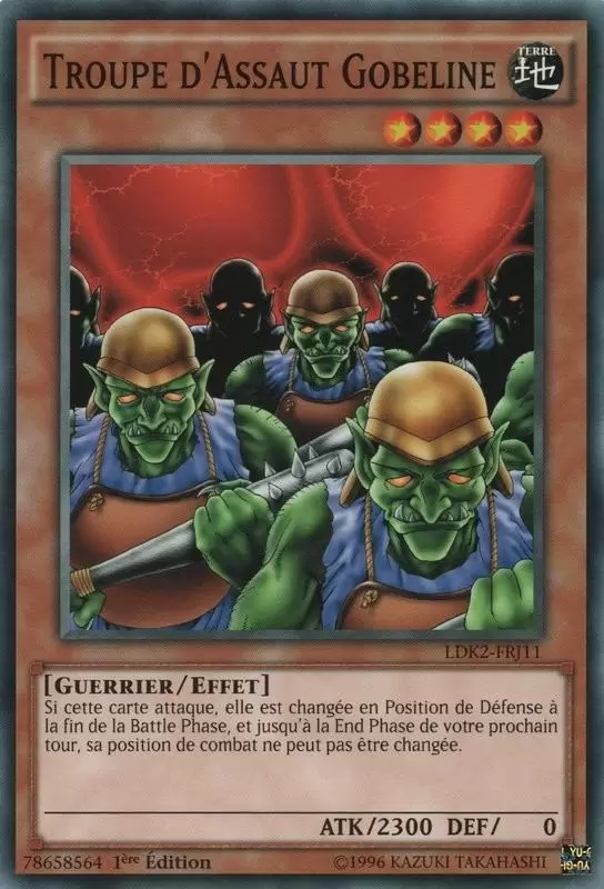Decks Légendaires 2 LDK2 - Troupe d\'Assaut Gobeline