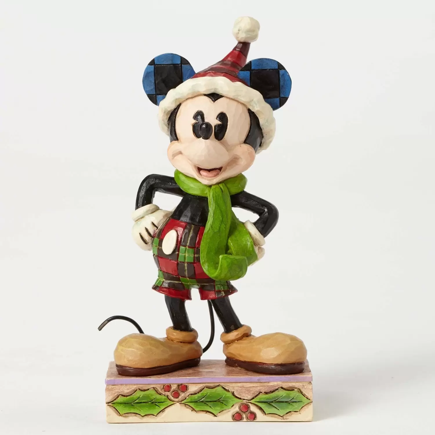 Disney Traditions by Jim Shore - Merry Mickey - Mickey Mouse Personality Pose