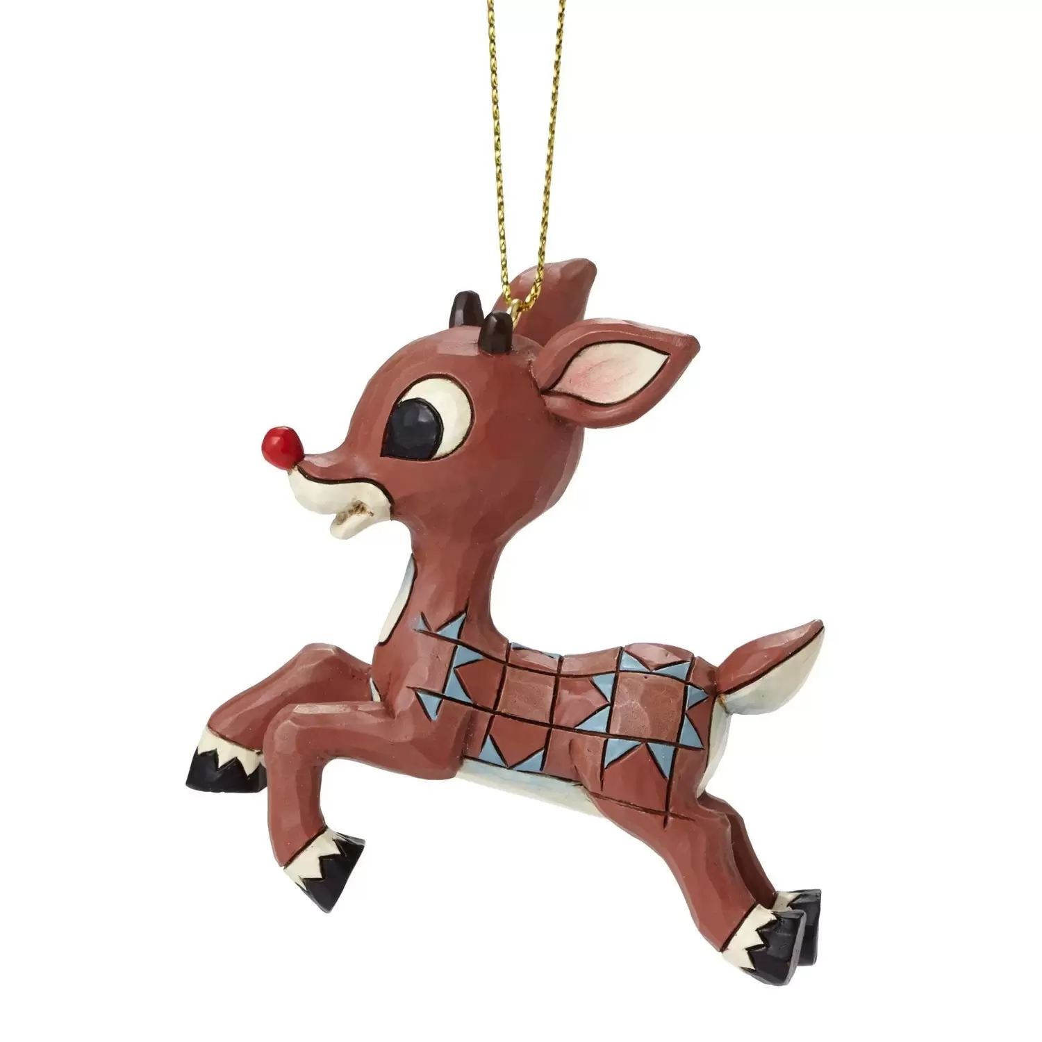 Cartoons  - Jim Shore - Rudolph Flying Hanging Ornament