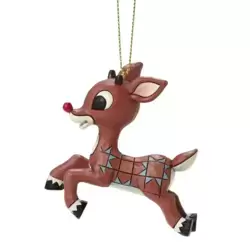 Rudolph Flying Hanging Ornament