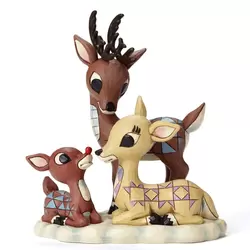 Rudolph with Donner and Mother