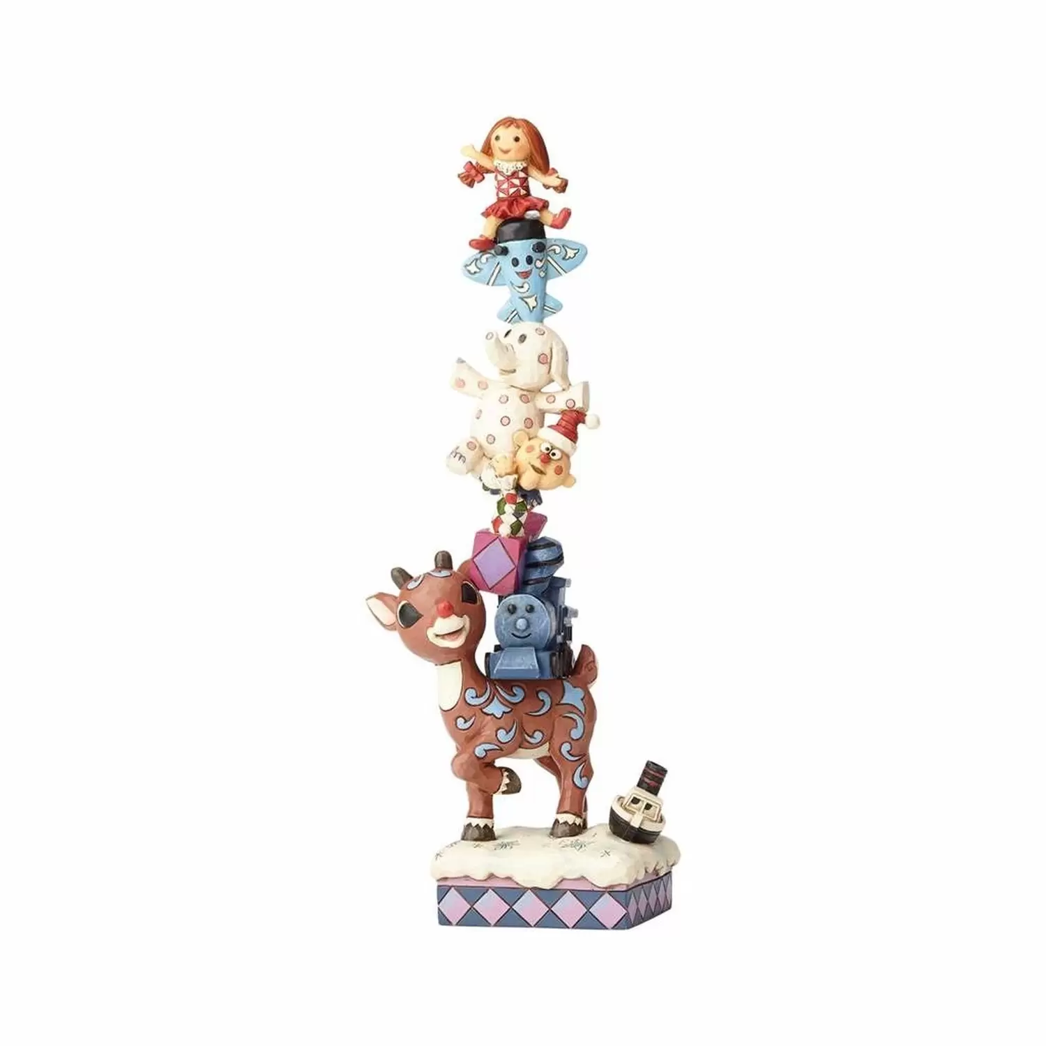 Cartoons  - Jim Shore - Rudolph with Stacked Misfit Toys