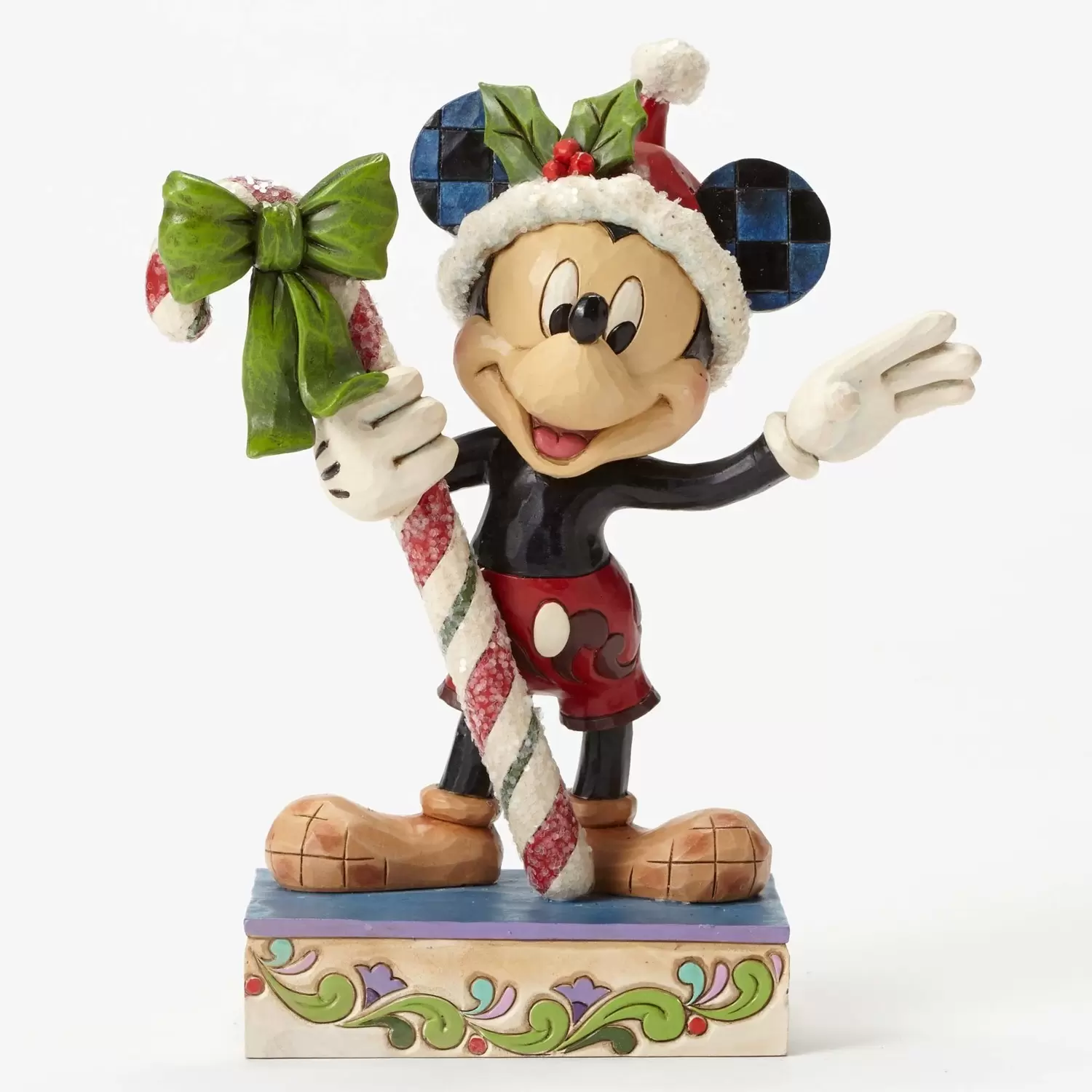 Disney Traditions by Jim Shore - Sweet Greetings - Mickey Mouse with Candy Cane
