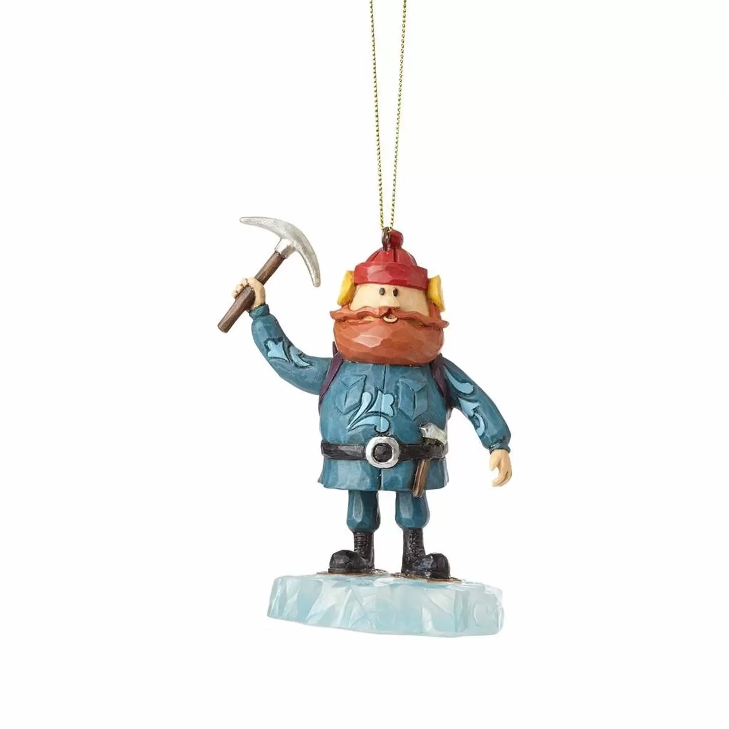 Cartoons Characters by Jim Shore - Yukon on Ice Block Hanging Ornament