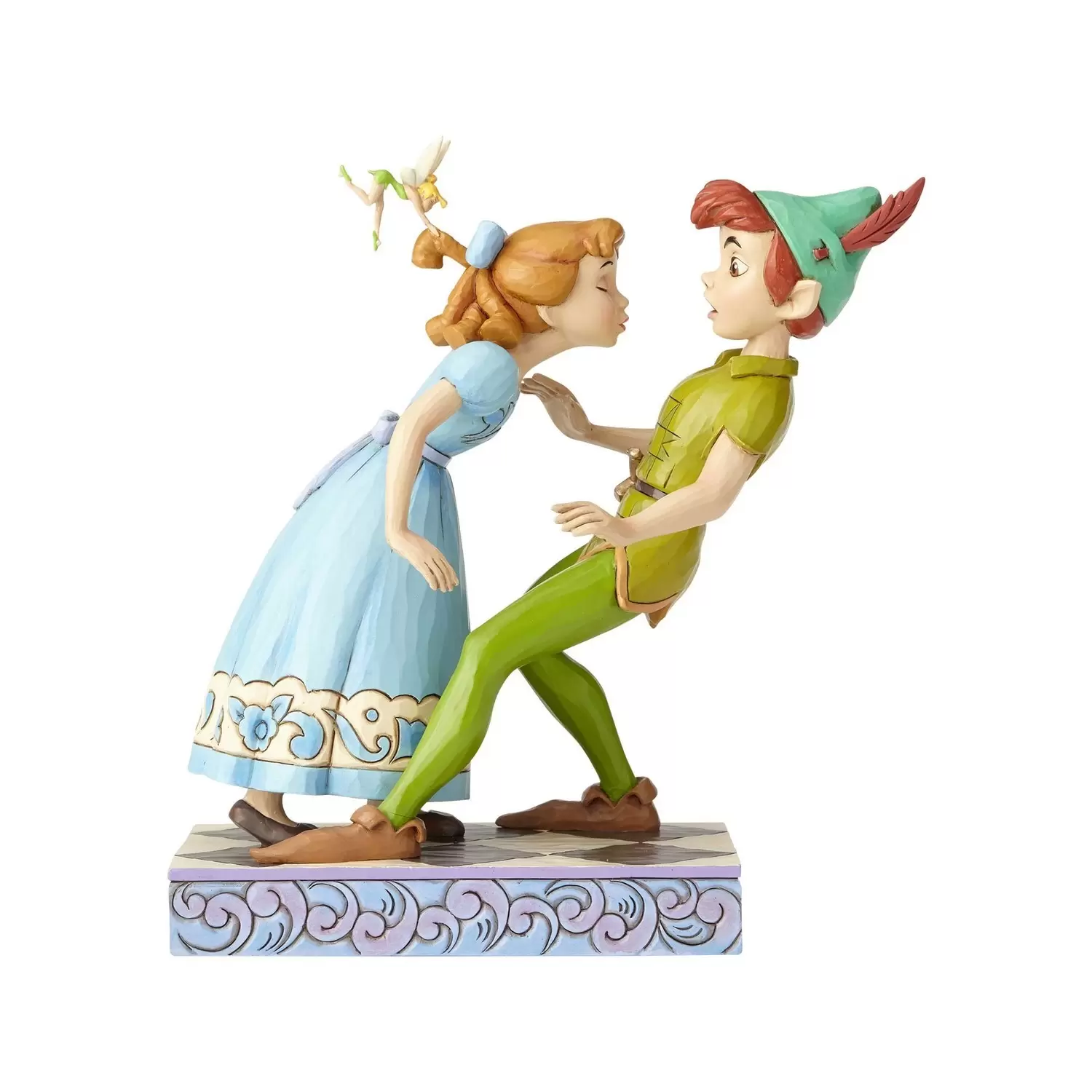 Disney Traditions by Jim Shore - An Unexpected Kiss - Peter Pan and Wendy 65th Anniversary