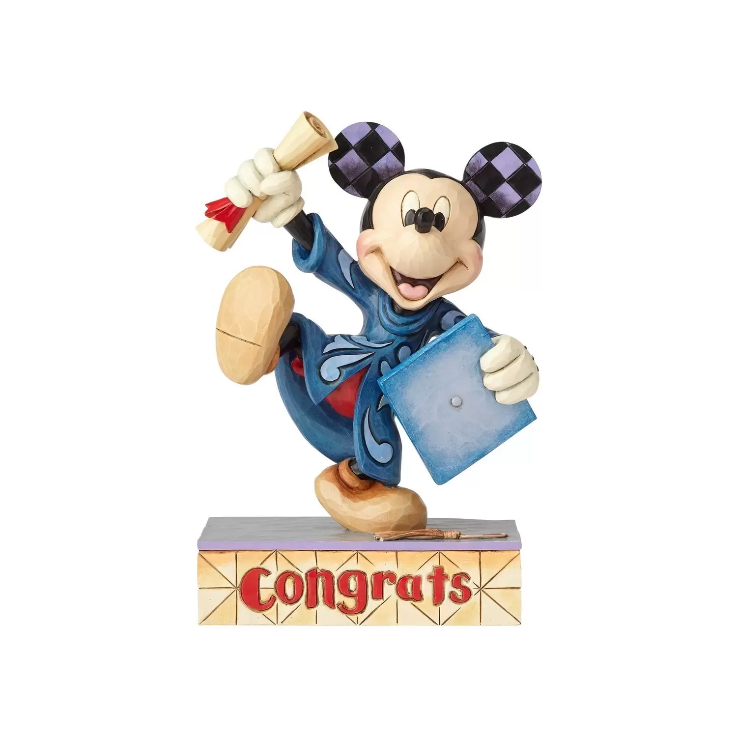 Disney Traditions by Jim Shore - Congrats! - Graduation Mickey Personalization