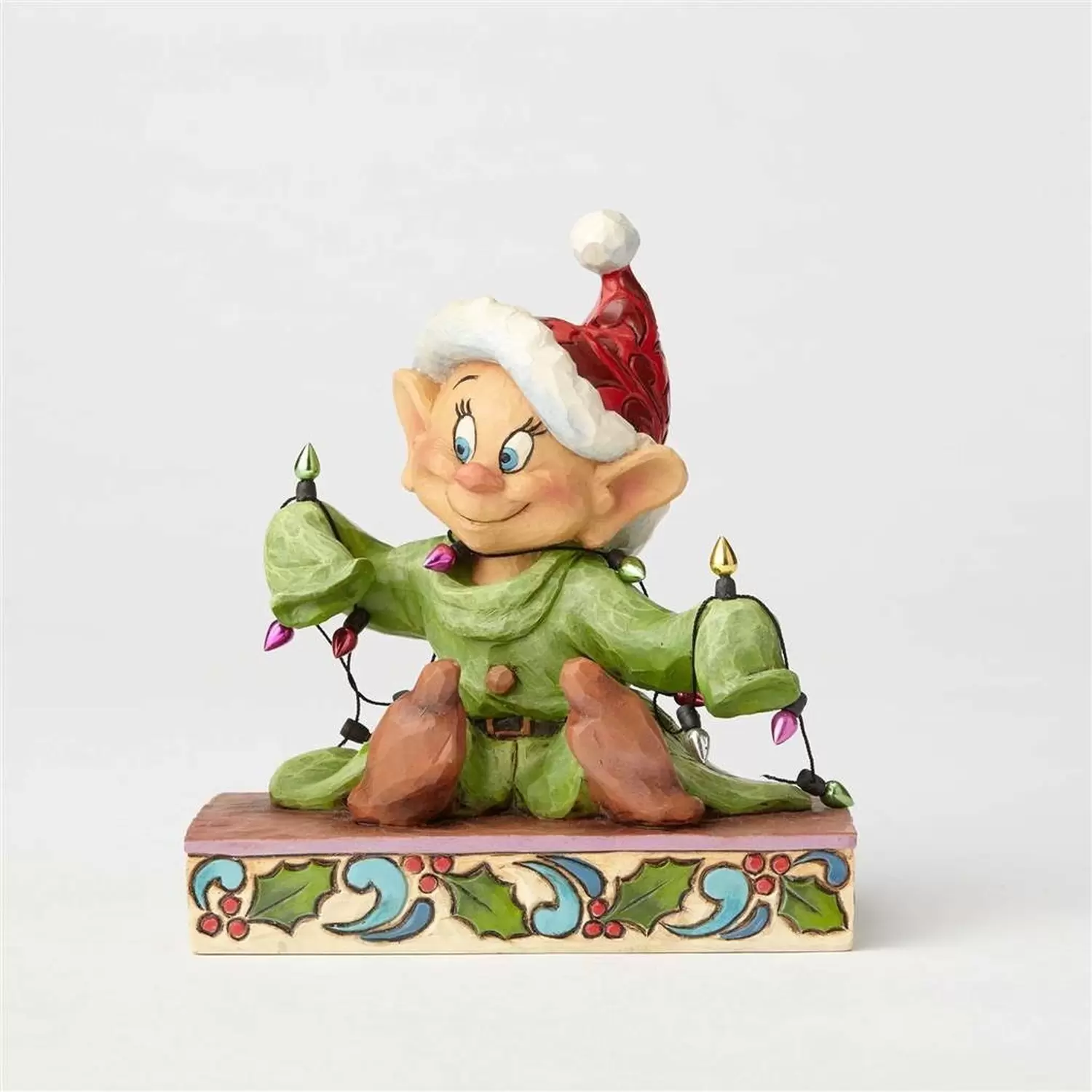 Disney Traditions by Jim Shore - Light Up The Holidays - Dopey with Christmas Lights