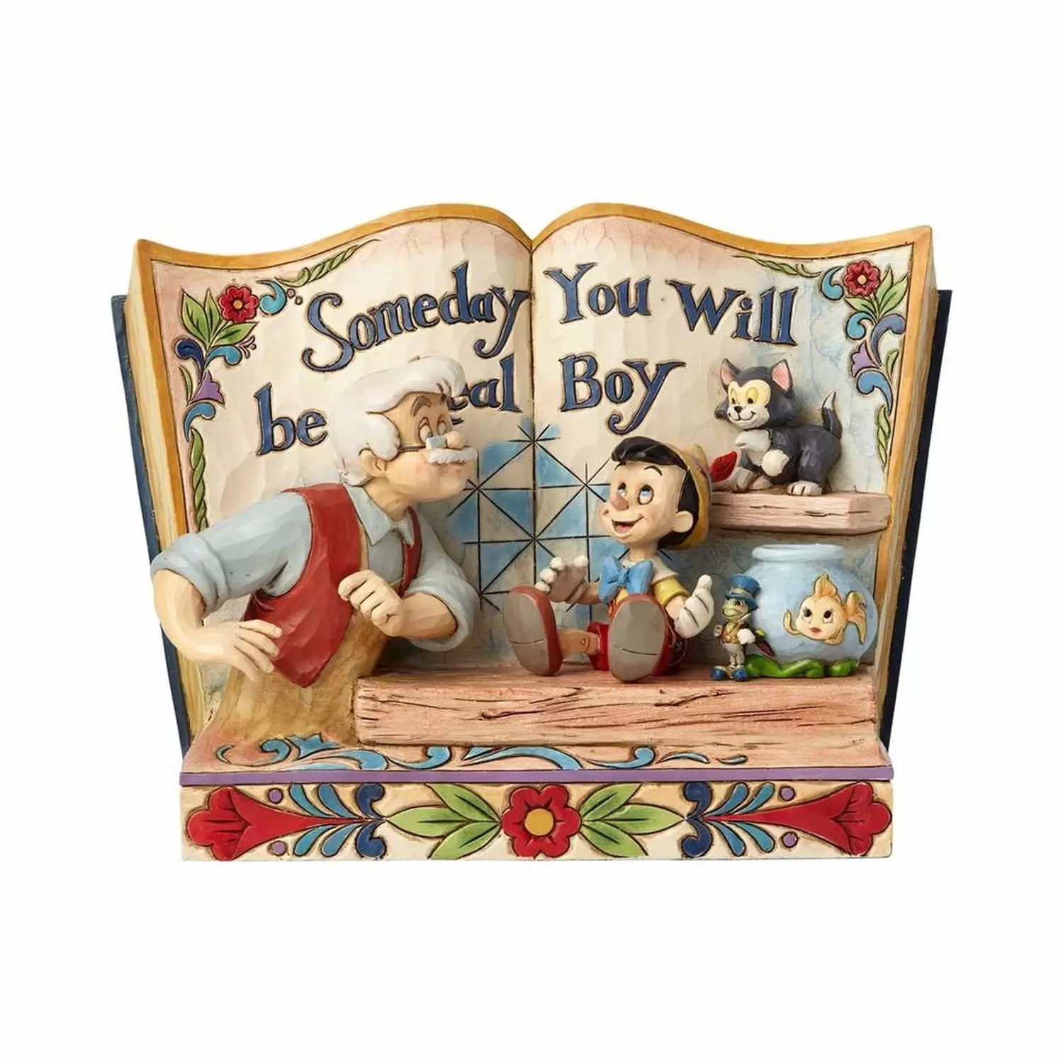 Disney Traditions by Jim Shore - Someday You Will Be A Real Boy - Pinocchio Storybook