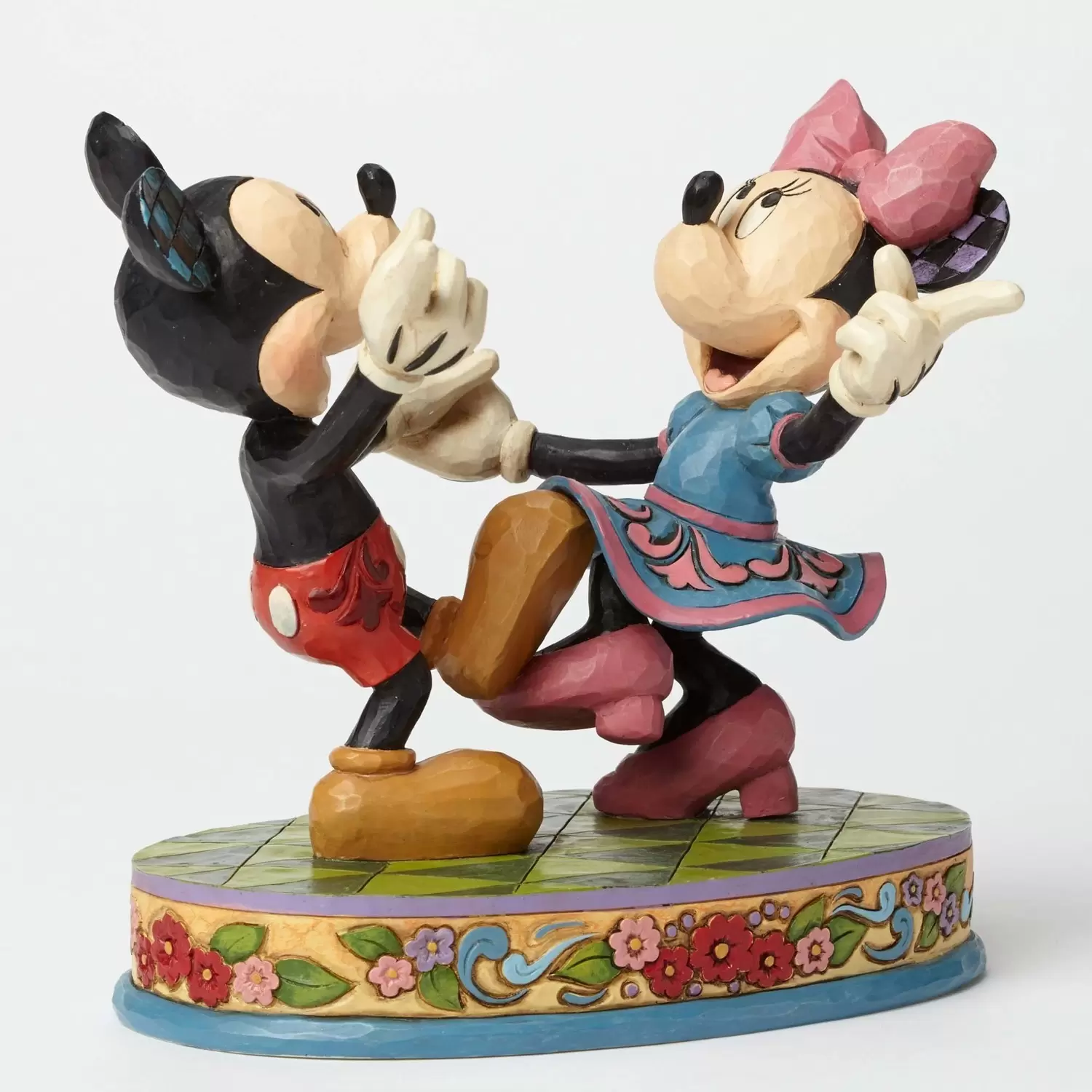 Disney Traditions by Jim Shore - Swinging Sweethearts - Mickey and Minnie Dancing