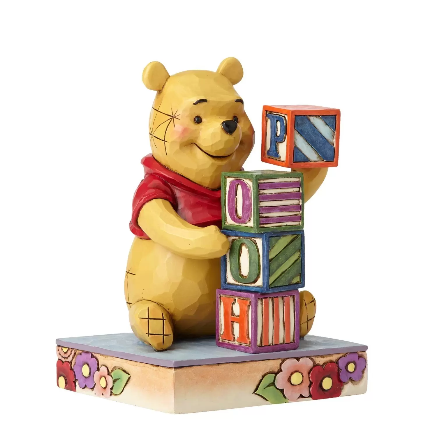 Disney Traditions by Jim Shore - Word Play - Pooh with Baby Blocks