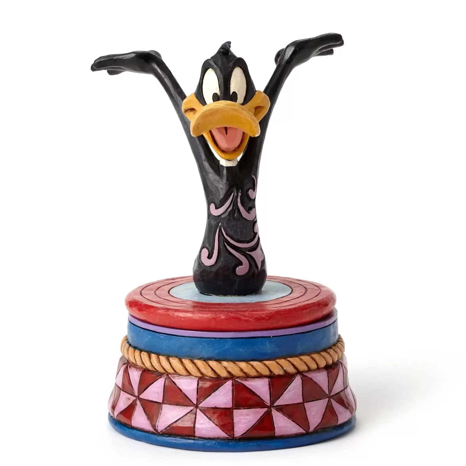 Looney Tunes characters by Jim Shore - Daffy Duck Treasure Box