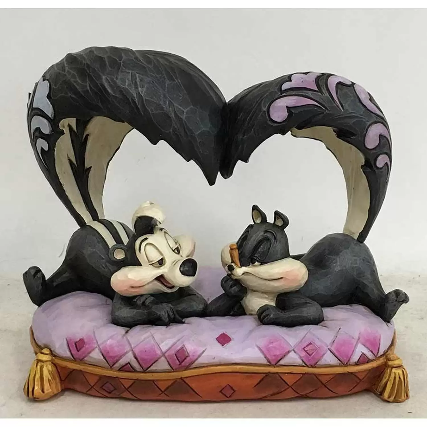 Looney Tunes characters by Jim Shore - Hello, Cherie - Pepe le Pew and Penelope