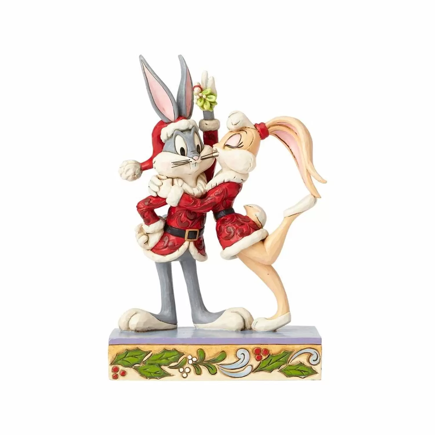 Looney Tunes - Jim Shore - Mistletoe Magic - Mistletoe Bugs & Lola