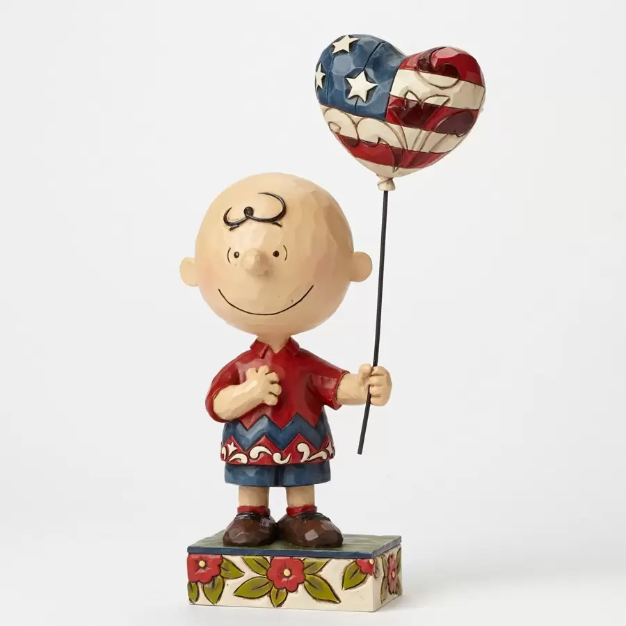 Peanuts - Jim Shore - Allegiance - Patriotic Charlie Brown