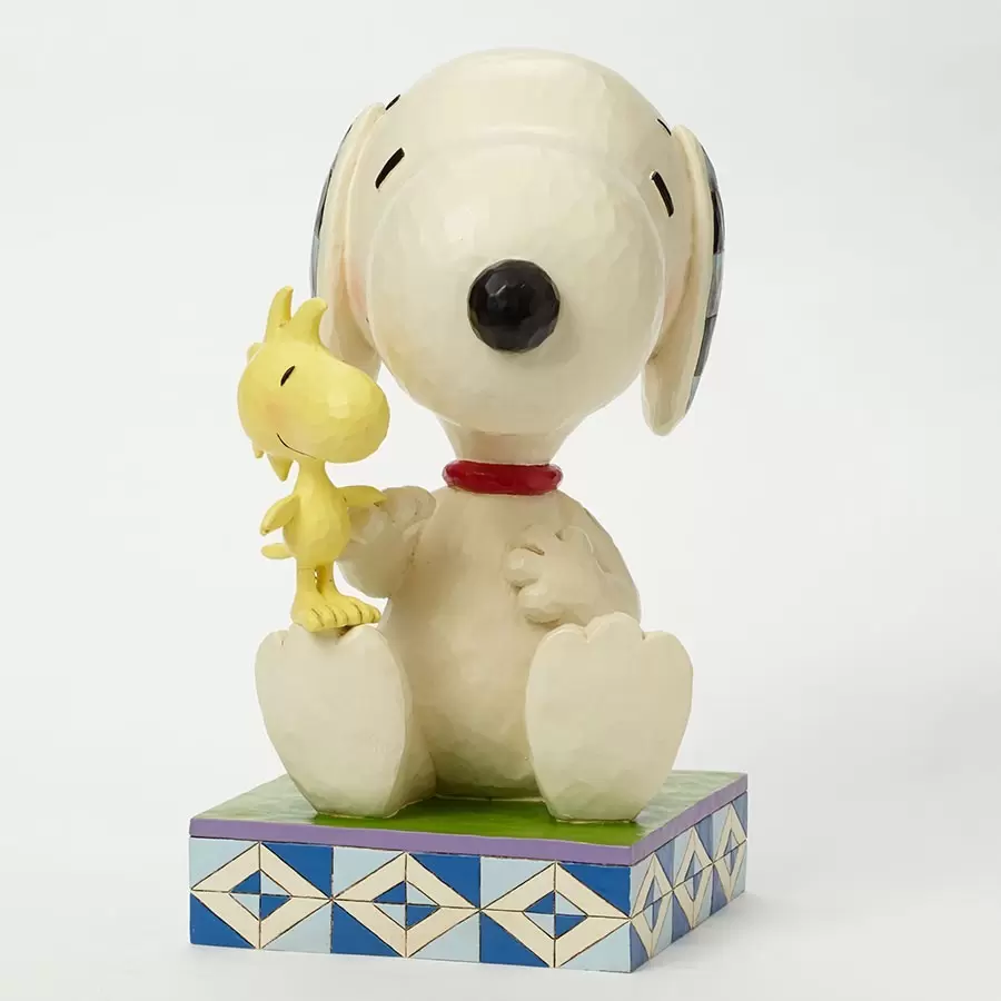 Peanuts - Jim Shore - Friendship Comes In All Sizes - Snoopy With Woodstock Statue