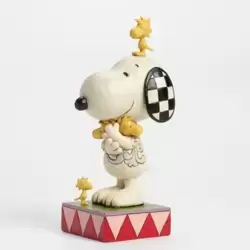 Love Is A Beagle Hug - Snoopy With Woodstock