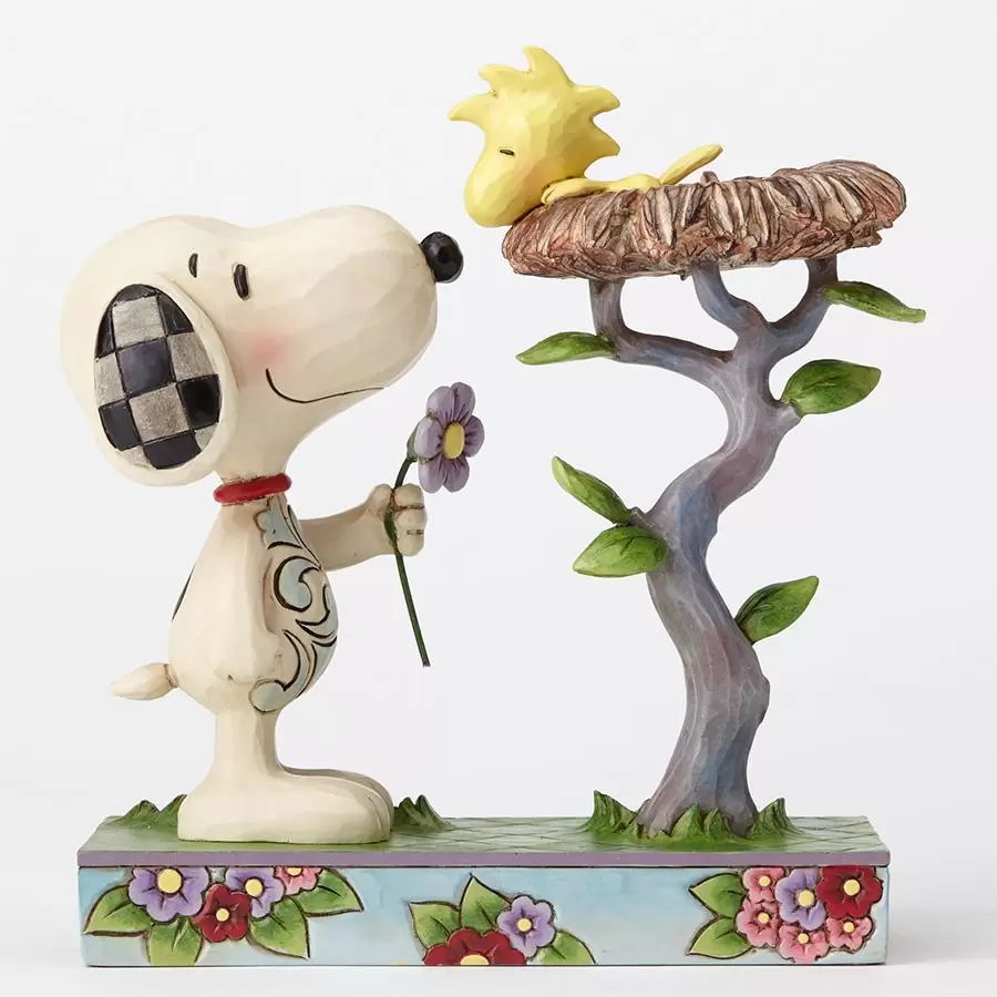 Peanuts - Jim Shore - Nest Warming Gift - Snoopy with Woodstock in Nest