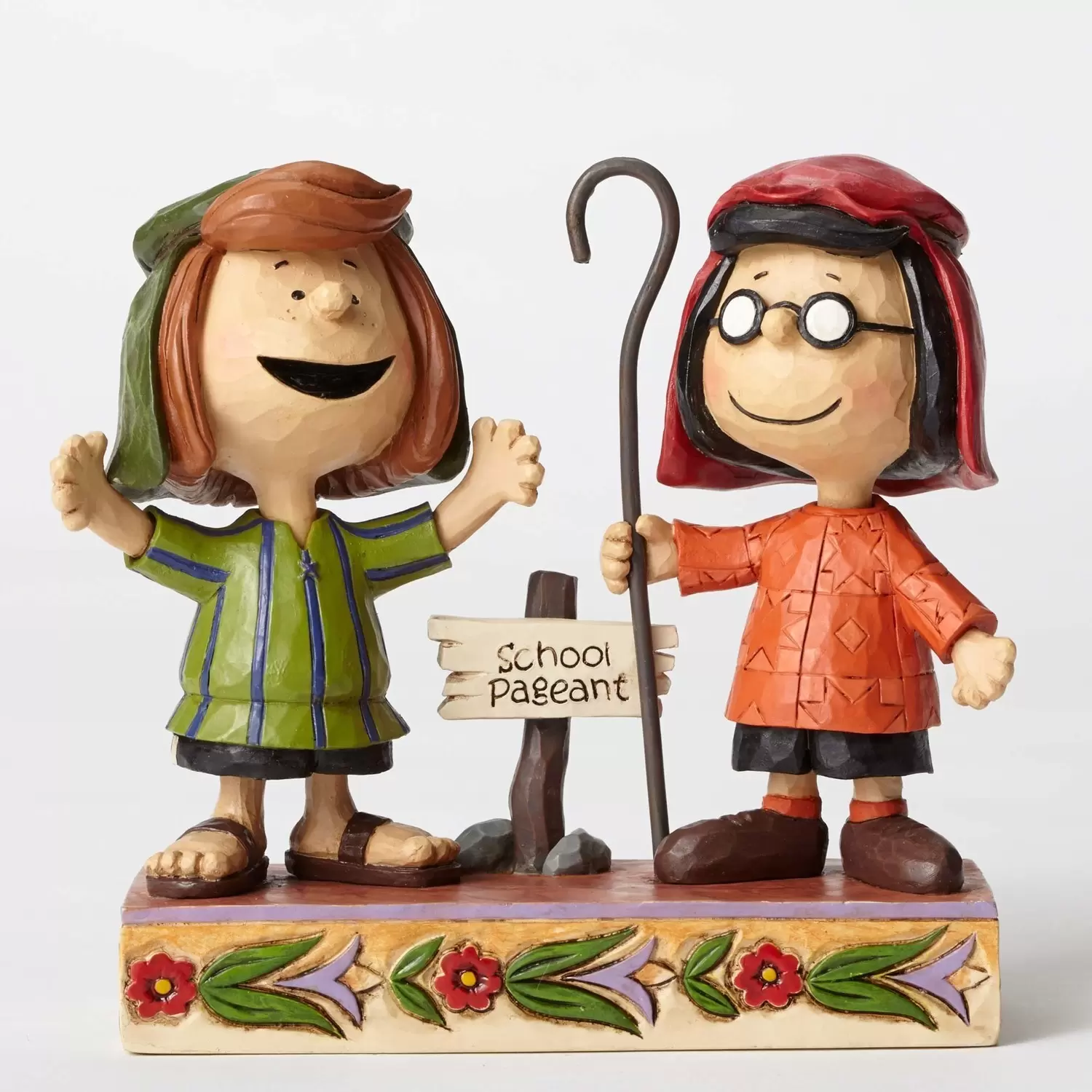 Peanuts - Jim Shore - Pageant Players - Marcie and Peppermint Patty