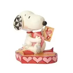 Puppy Love - Snoopy with Valentine's Cards