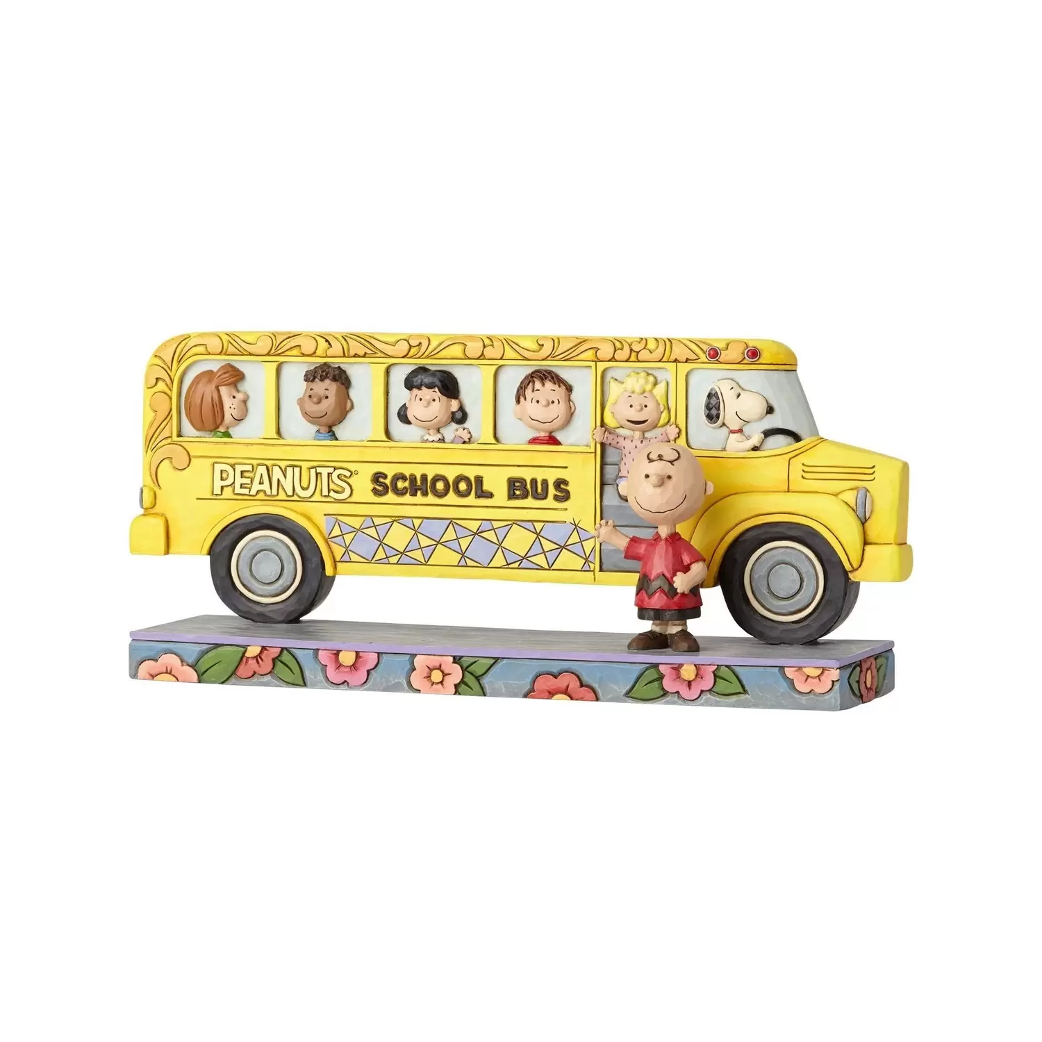 Peanuts - Jim Shore - School Bus Buddies - Peanuts School Bus