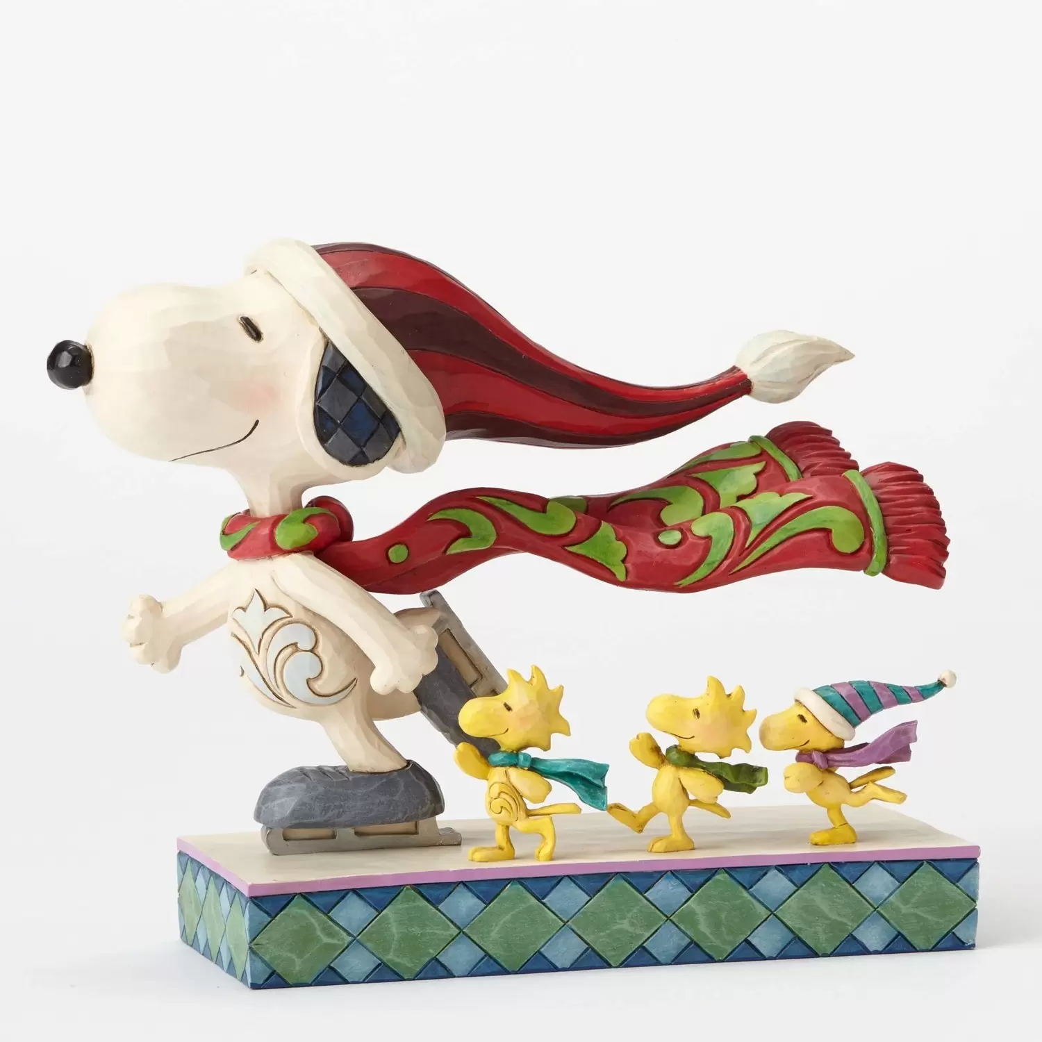 Peanuts - Jim Shore - Skate Mates - Ice Skating Snoopy with Friends