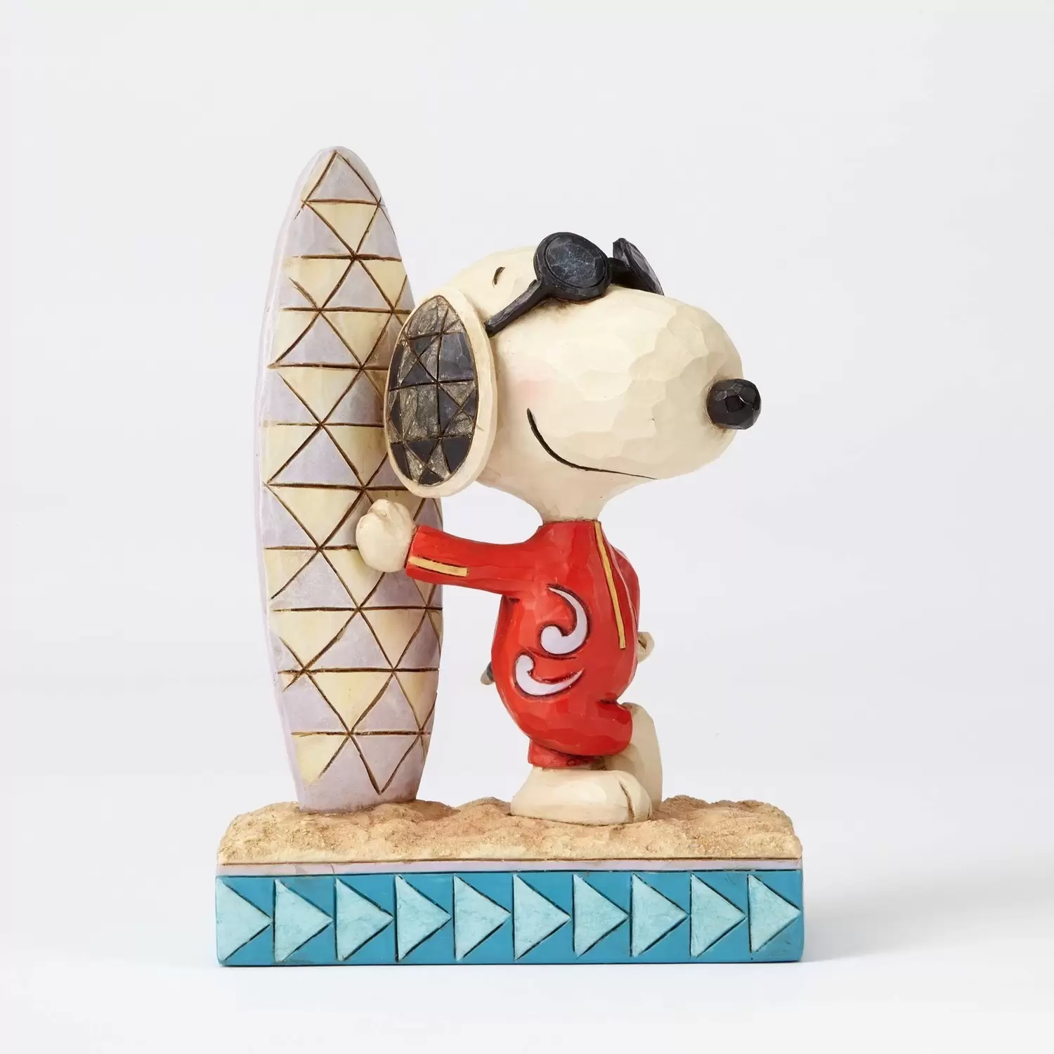 Peanuts - Jim Shore - Surfs Up - Joe Cool Snoopy with Surf Board