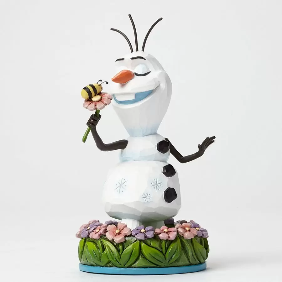 Disney Traditions by Jim Shore - Dreaming Of Summer - Olaf With Flowers