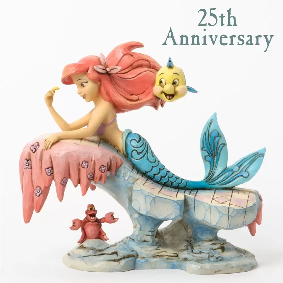 Dreaming Under The Sea The Little Mermaid 25th Anniversary Disney Traditions By Jim Shore Figurine