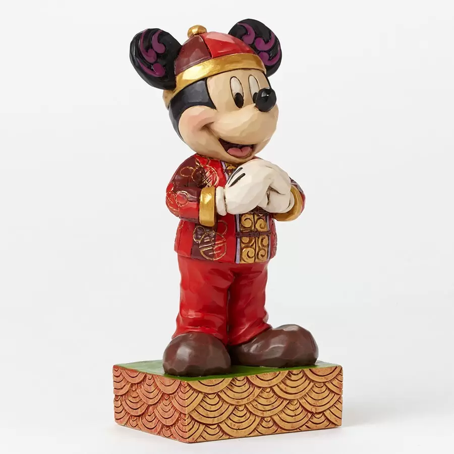 Disney Enesco Figur Jim Shore Traditions 4046050 Mickey Greetings from China 