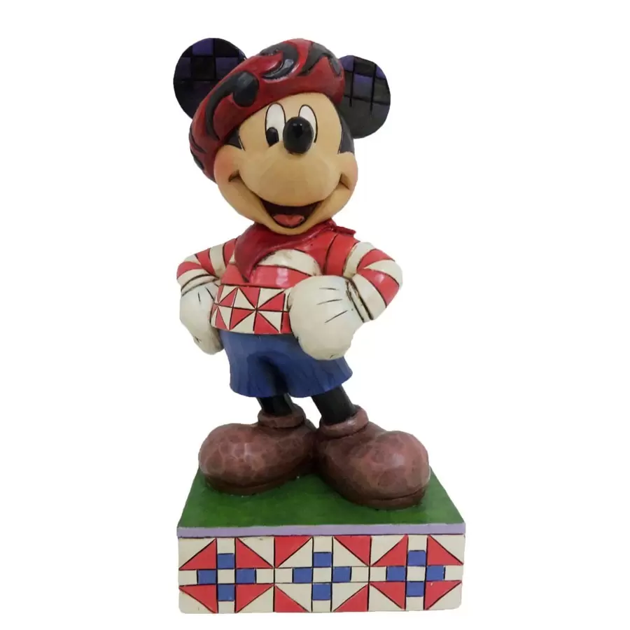 Disney Traditions by Jim Shore - Greetings From France - Mickey Mouse In France