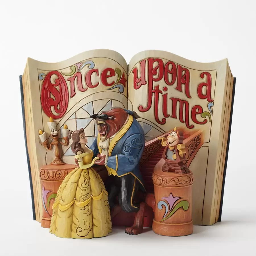 Disney Traditions by Jim Shore - Love Endures - Beauty And The Beast Storybook