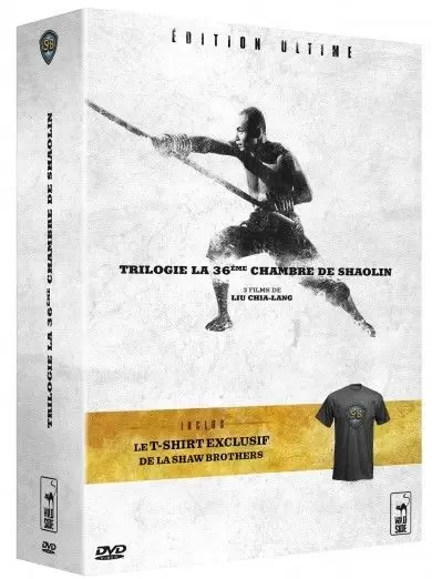 Shaw Brothers - Trilogie de La 36ème chambre de Shaolin (coffret dvd + tshirt)
