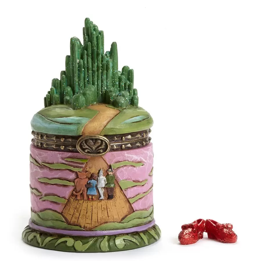 The Wizard of Oz by Jim Shore - Emerald CIty Treasure Box