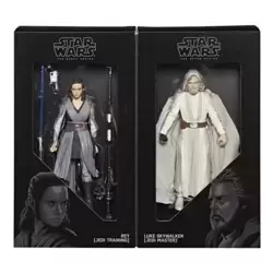 Luke Skywalker (Jedi Master) & Rey (Jedi Training)