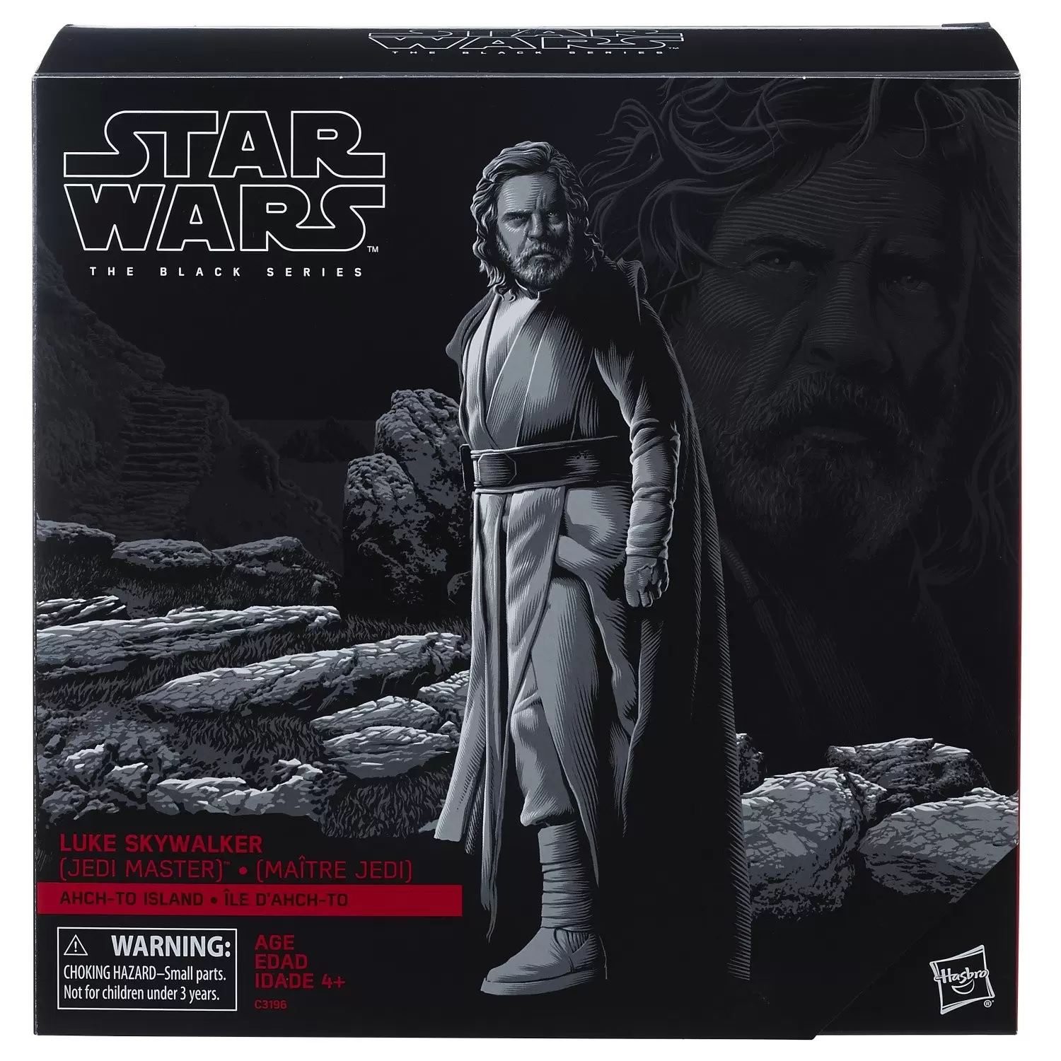 Black Series Red - 6 pouces - Luke Skywalker (Maître Jedi) : île d\'Ahch-To (Exclusive)