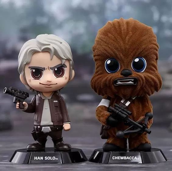 Cosbaby Figures - Han Solo & Chewbacca