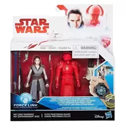 Rey (Jedi Training) & Elite Praetorian Guard - 2 Pack - Force Link