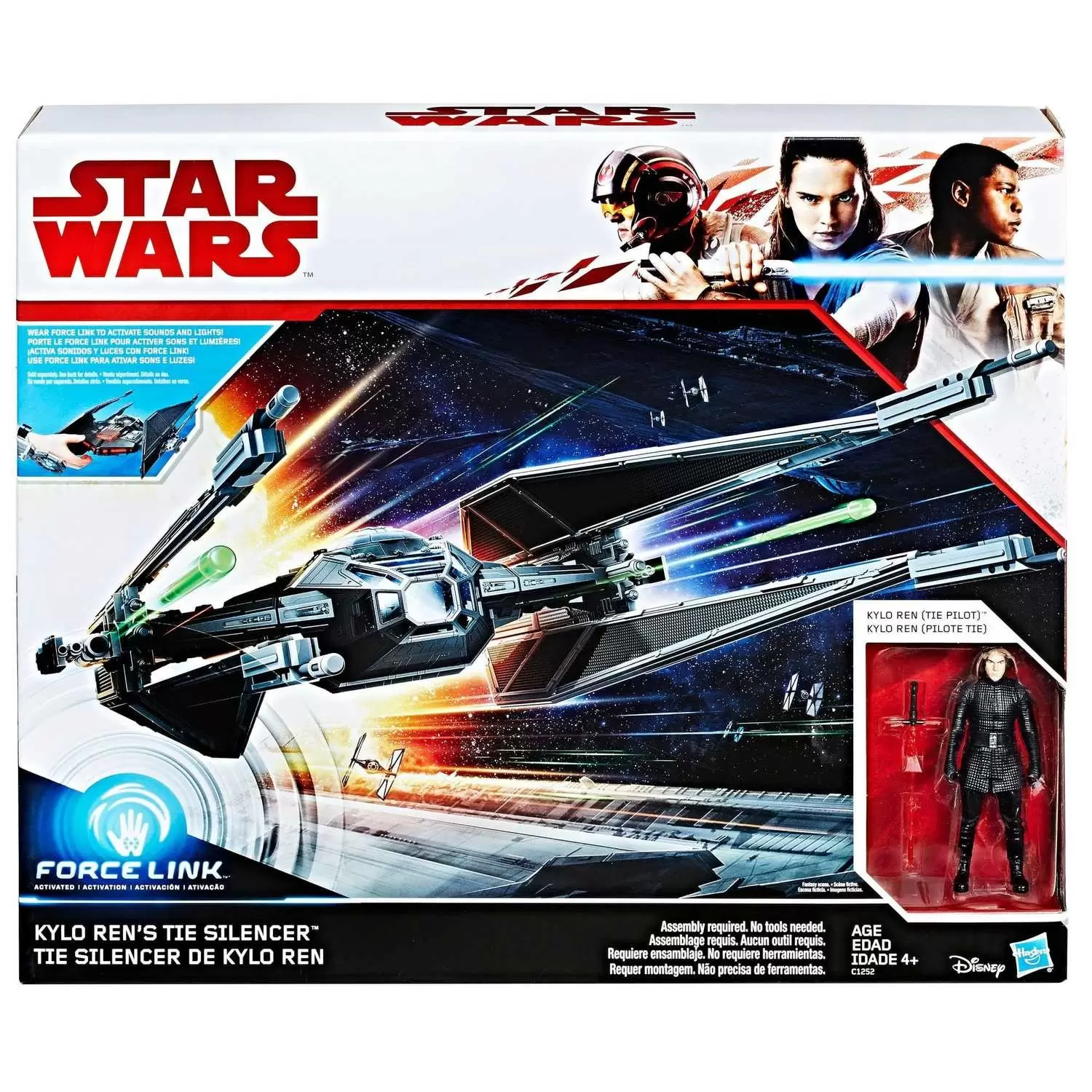 The Last Jedi - Kylo Ren\'s Tie Silencer & Kylo Ren (Tie Pilot)