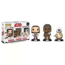 Rey, Chewbacca and BB-8 3 Pack