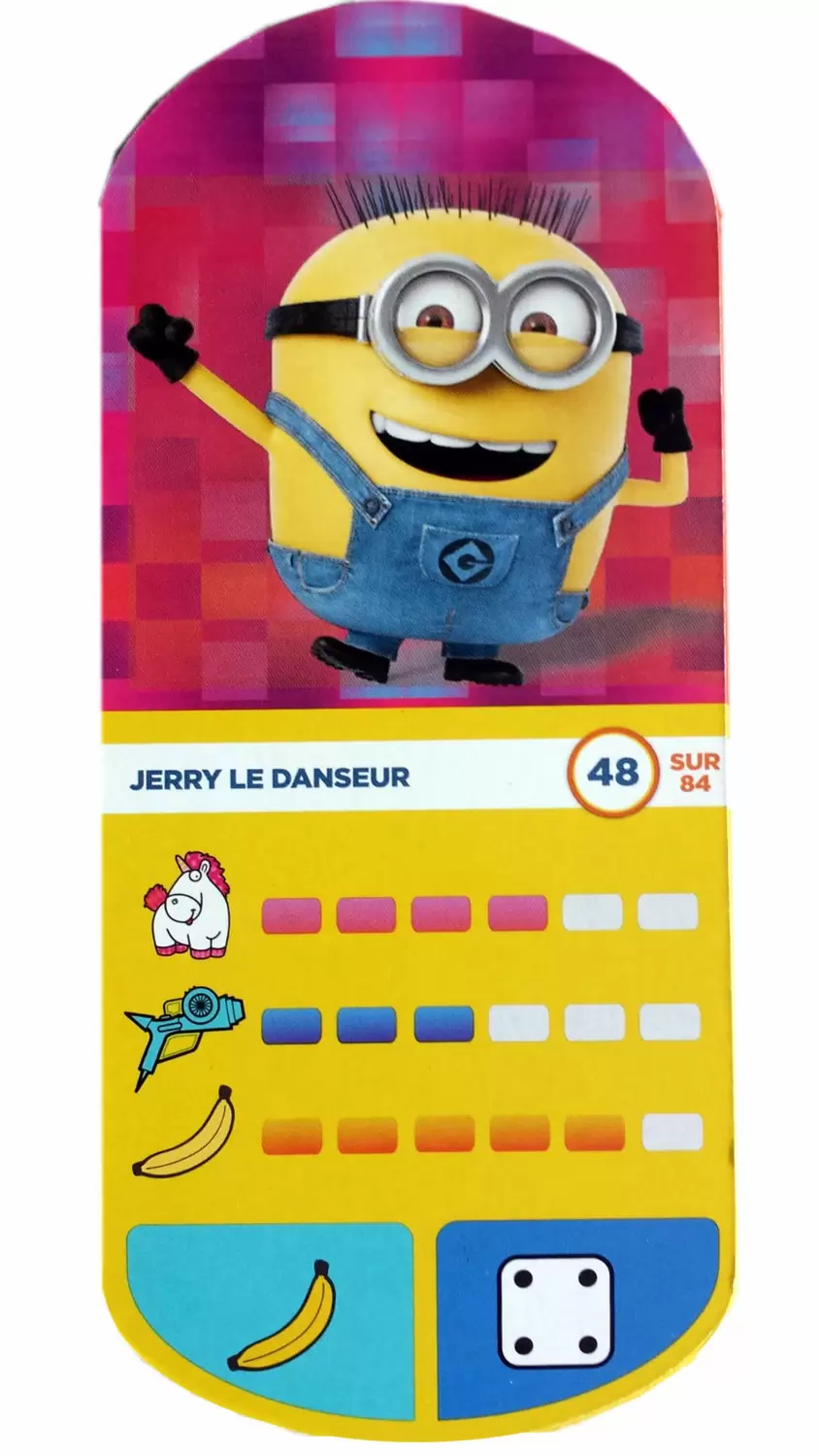 Cartes Auchan : Moi Moche et Méchant 3 - Jerry le Danseur